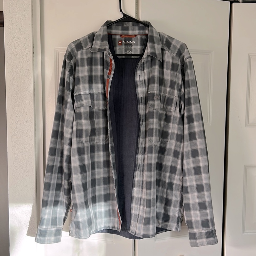 Fleece lined flannel